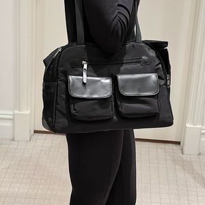 Canine Styles luxury brand 13 inch Black nylon dog carrier Perfect condition.